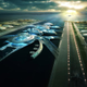 Illustration for article titled Proposed future London airport would float atop the Thames